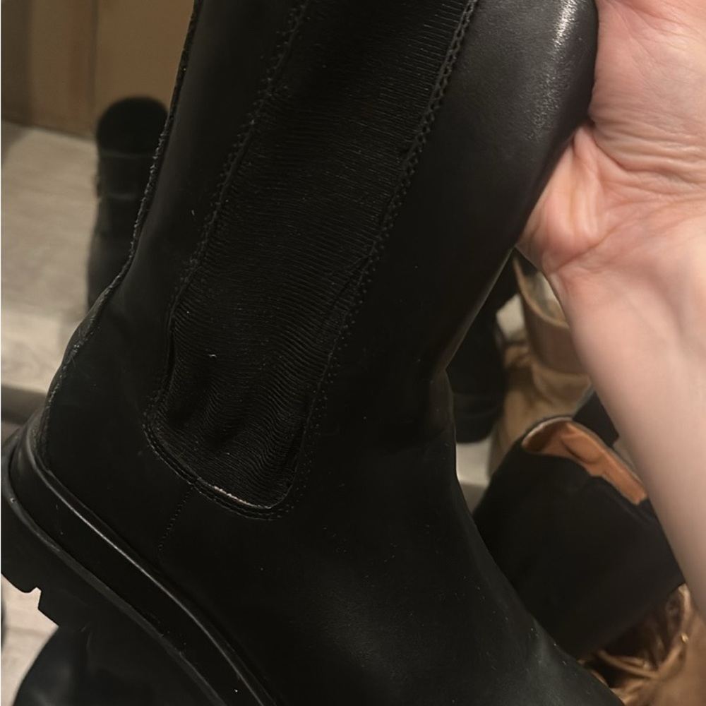 Black Leather Boots
